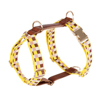 HKM-4310589 I-Shaped Pet Chest Harness with Leash and Collar in Multiple Colors