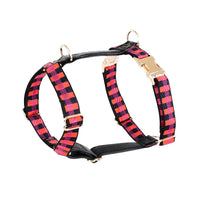 HKM-4310589 I-Shaped Pet Chest Harness with Leash and Collar in Multiple Colors
