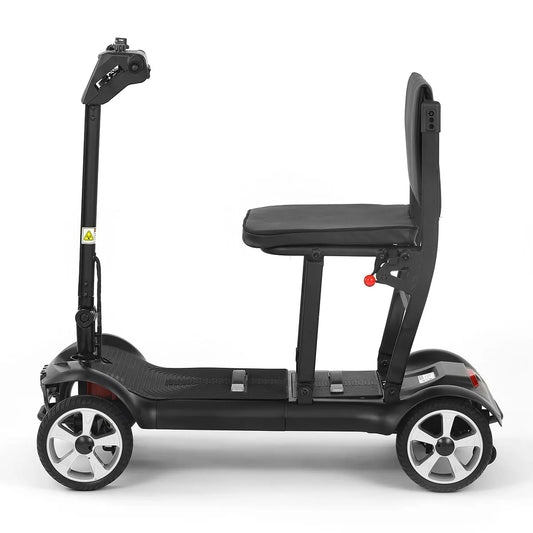 HKM-431251 High-Performance Compact 4-Wheel Electric Travel Scooter with Fast-Fold Design and 20KM Range