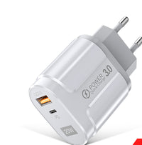 HKM-431251 USB Wall Charger for Huawei & Xiaomi Phones - Compatible with US, UK & European Plugs - 3000mA Direct Charge