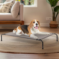 HKM-4313533 Elevated Dog Bed with Durable Textilene Mesh for Comfort and Support