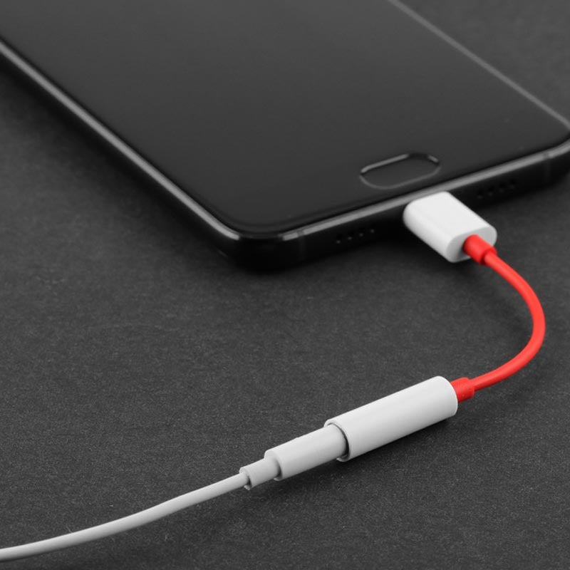 HKM-431443 Type-C to 3.5mm Audio Headphone Adapter Cable for OnePlus 6T