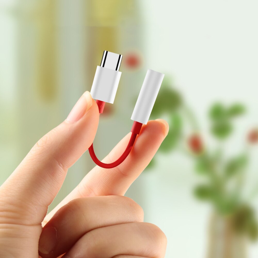 HKM-431443 Type-C to 3.5mm Audio Headphone Adapter Cable for OnePlus 6T