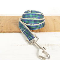 HKM-4314685 Soft Comfort Dog Collar in Green and Blue - Various Sizes Available