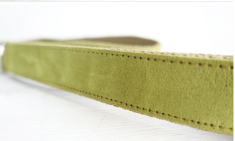 HKM-4314685 Soft Comfort Dog Collar in Green and Blue - Various Sizes Available