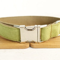 HKM-4314685 Soft Comfort Dog Collar in Green and Blue - Various Sizes Available