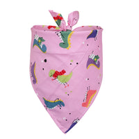 HKM-4315453 Cotton Triangle Scarf for Dogs and Cats, Fruit Pattern, Small/Medium Sizes