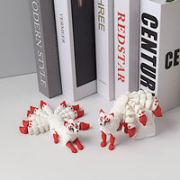 HKM-4315709 Nine-Tailed Fox Figurine with Exquisite Details and Enchanting Design
