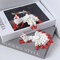 HKM-4315709 Nine-Tailed Fox Figurine with Exquisite Details and Enchanting Design