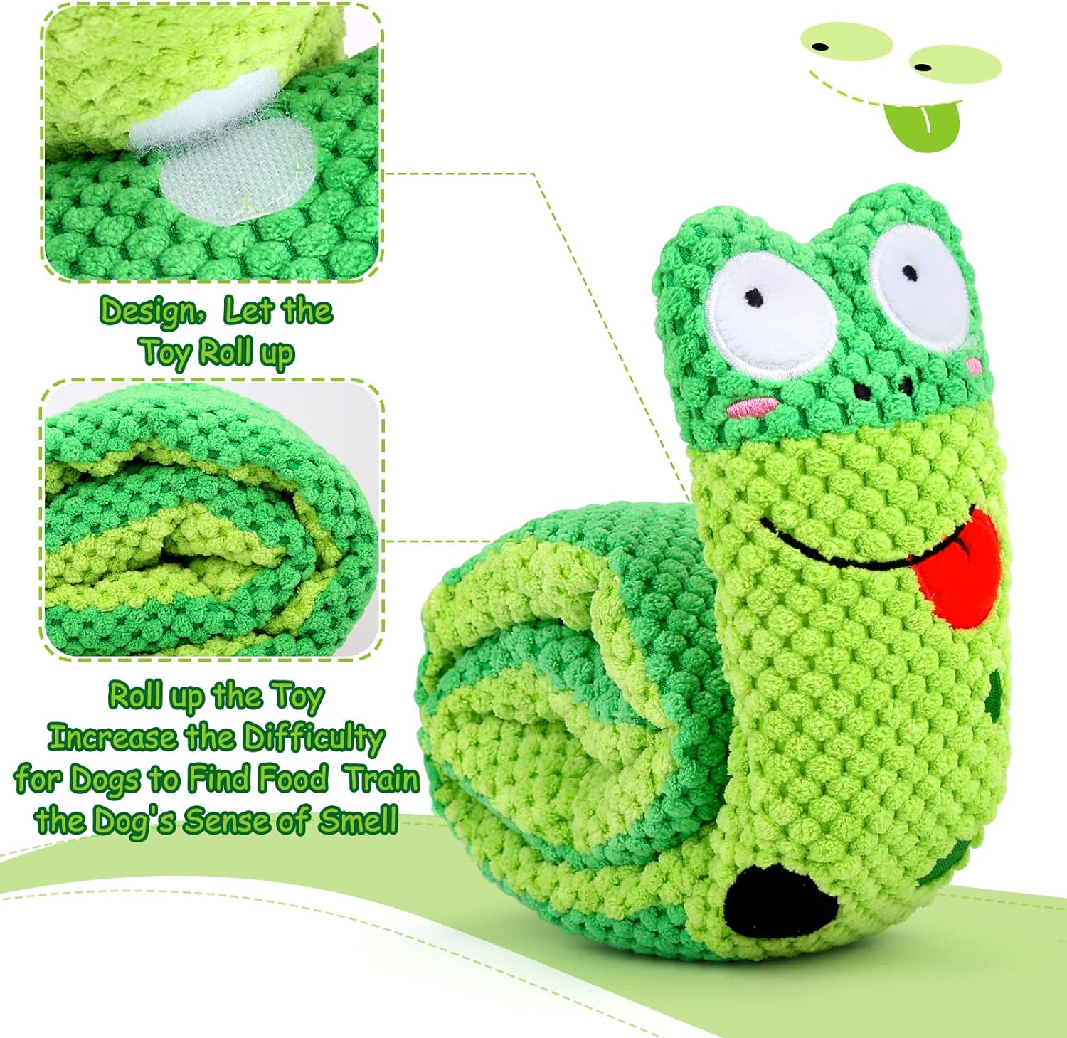 HKM-4316349 Interactive Squeaky Dog Puzzle Toy for Boredom Relief and Foraging Training for All Dog Sizes