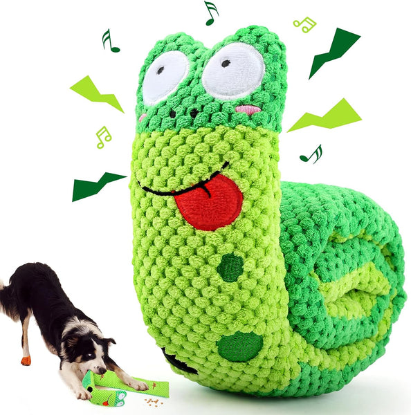 HKM-4316349 Interactive Squeaky Dog Puzzle Toy for Boredom Relief and Foraging Training for All Dog Sizes