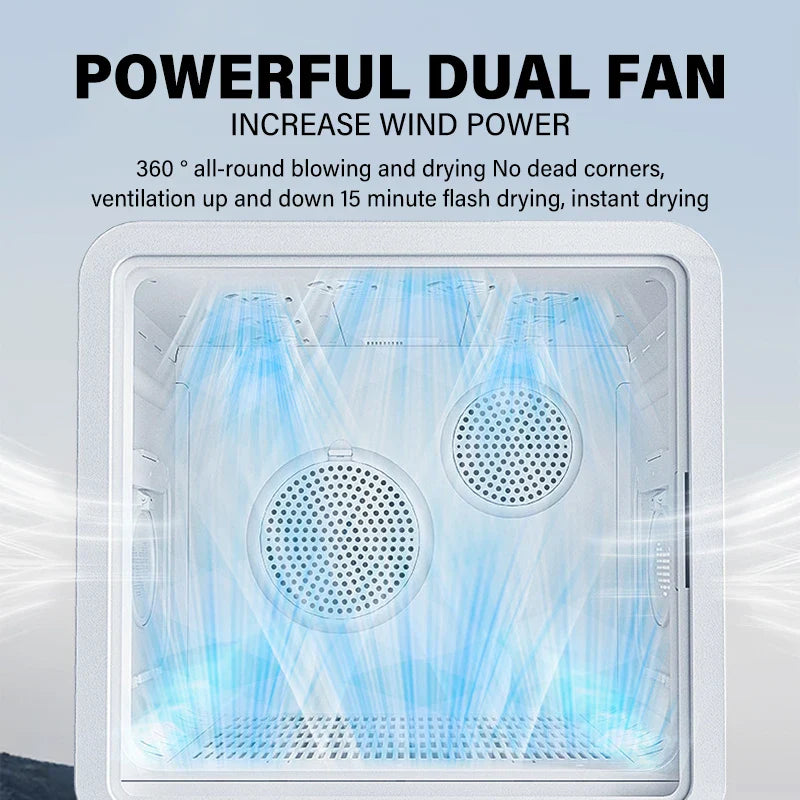 HKM-431635 Automatic Pet Dryer Box with Smart Temperature Control for Small Dogs and Cats, 82L Capacity, Ultra Quiet Design