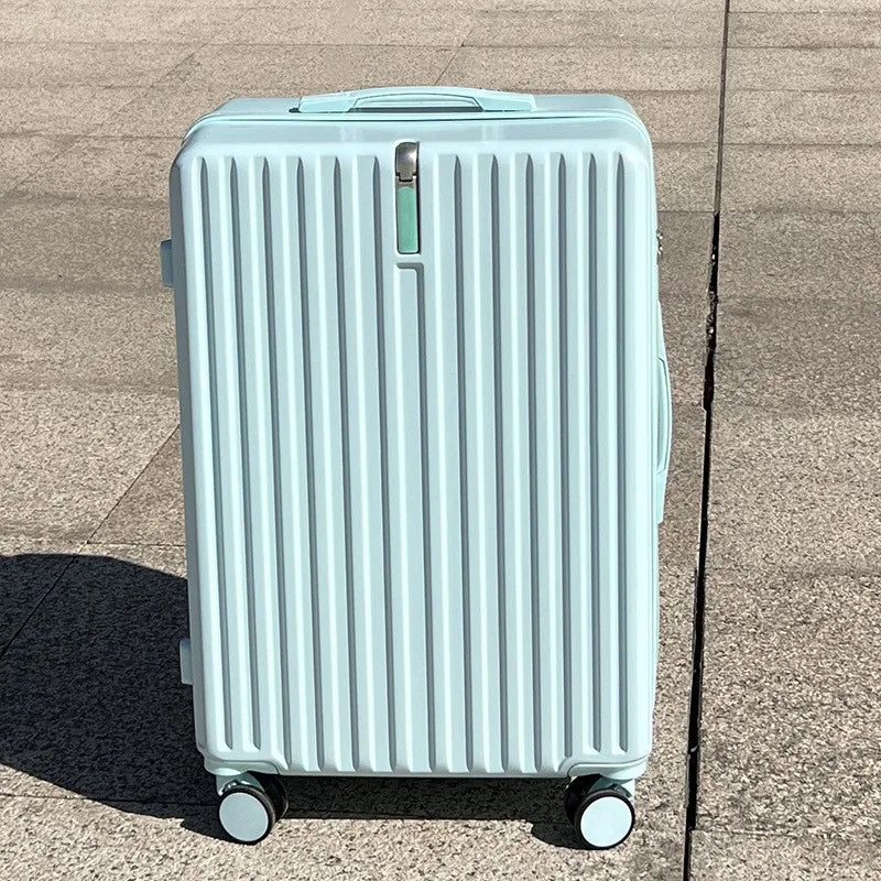 HKM-431763 Lightweight Soft Suitcase Luggage Set with Wheels - Three-Piece Travel Collection