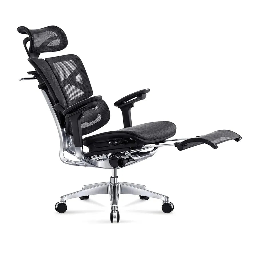 HKM-431827 Ergonomic High Back Office Chair with Adjustable Headrest and 4D Armrests for Gaming and Computer Work