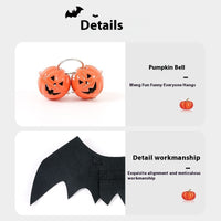 HKM-4319037 Halloween Black Wings Felt Pet Costume and Accessory Set
