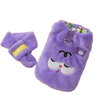 HKM-4319421 Korean Style Cute Cartoon Bear Dog Hoodie with Scarf for Small to Medium Pets