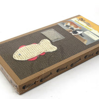 HKM-4320829 Large Corrugated Paper Cat Scratch Board with Cat Mint Toy