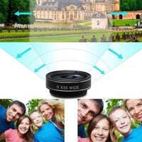 HKM-432083 10-in-1 Fisheye Lens Set for Mobile Phones with HD Glass and Metal Construction