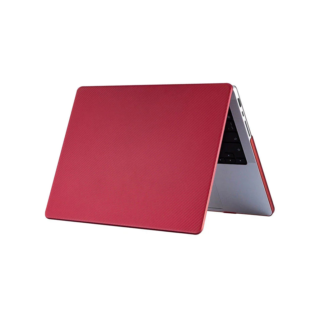 HKM-432083 Carbon Fiber Hard Shell Laptop Case for MacBook Air 13.6" (2022 M2, A2681)