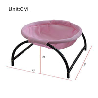 HKM-4322237 Washable Cat and Dog Hammock Nest - Comfortable and Breathable Pet Bed in Pink, Gray, and White