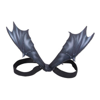 HKM-4323005 Pet Costume for Halloween - Cat Ghost Festival Dress Up with Bat Wings in Black