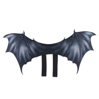 HKM-4323005 Pet Costume for Halloween - Cat Ghost Festival Dress Up with Bat Wings in Black