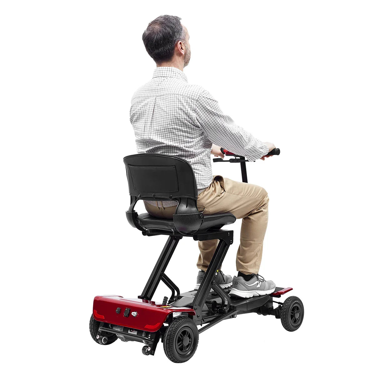 HKM-432403 Ultra Lightweight Foldable Four-Wheel Electric Mobility Scooter for All Terrain Travel