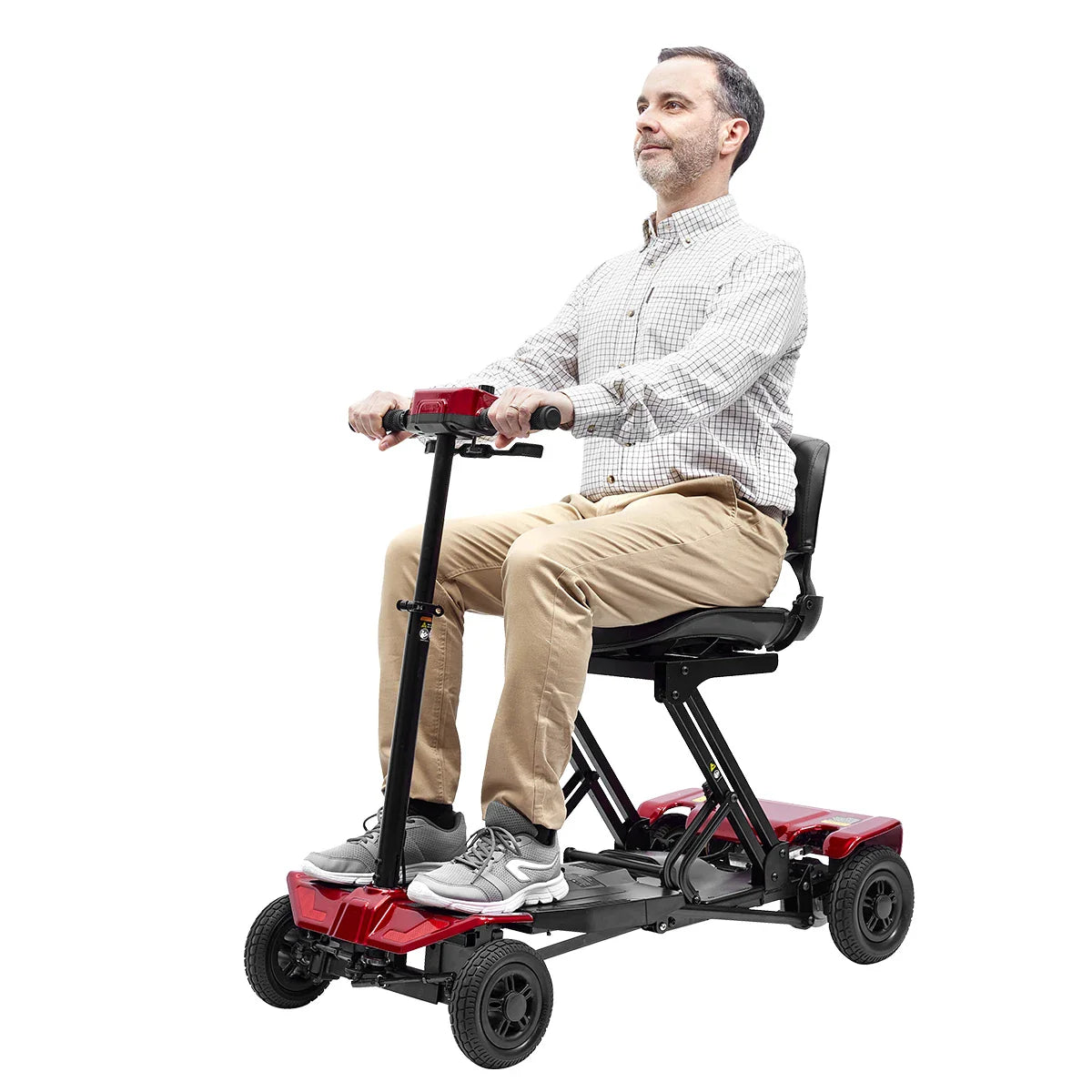 HKM-432403 Ultra Lightweight Foldable Four-Wheel Electric Mobility Scooter for All Terrain Travel
