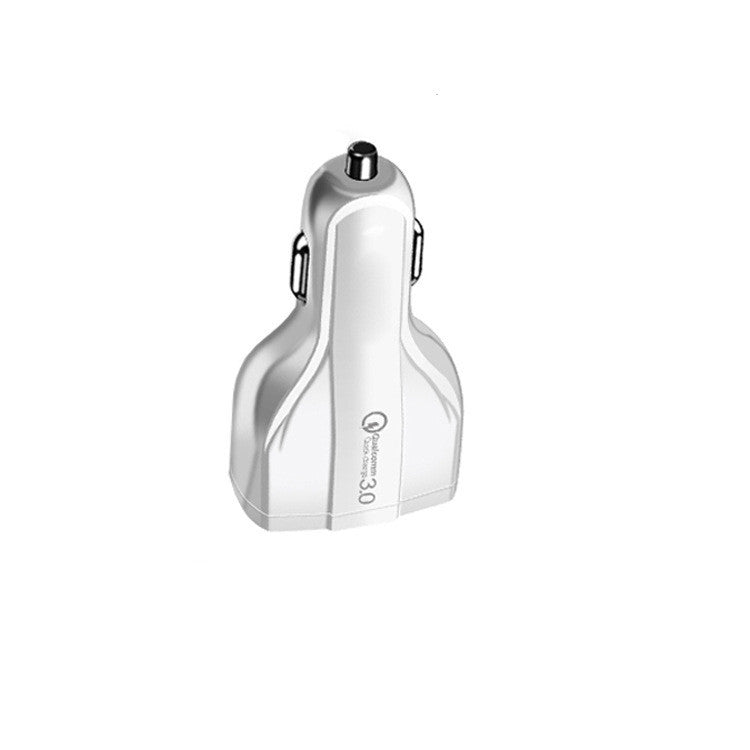 HKM-432403 Universal Car USB Charger, Input 12-32V, 3 USB Ports, 7000mA Output, PC Material