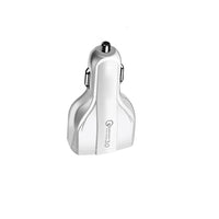 HKM-432403 Universal Car USB Charger, Input 12-32V, 3 USB Ports, 7000mA Output, PC Material
