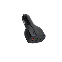 HKM-432403 Universal Car USB Charger, Input 12-32V, 3 USB Ports, 7000mA Output, PC Material