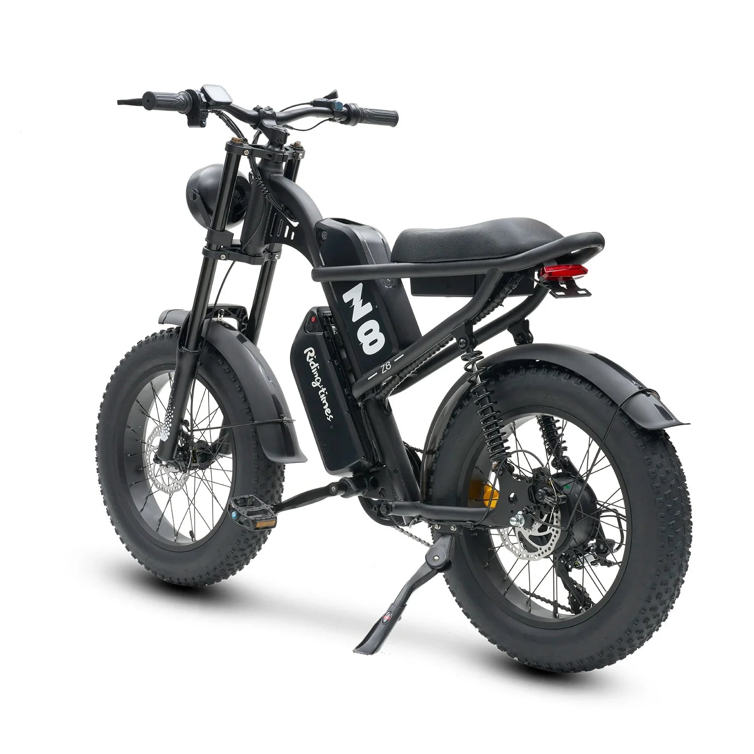 HKM-432467 1000W 20-Inch Fat Tire Electric Bike with 7-Speed Gears, Dual Lithium Batteries, and LCD Display