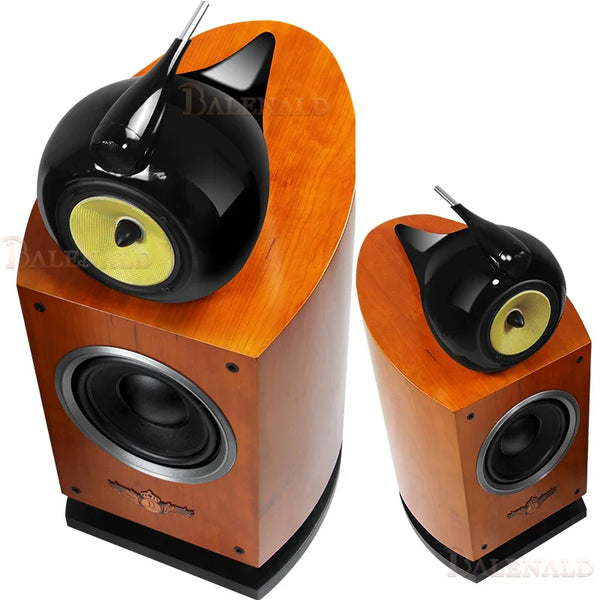 HKM-432531 Hi-Fi 8-Inch Three-Way Bookshelf Speaker with Nautilus Audio Design