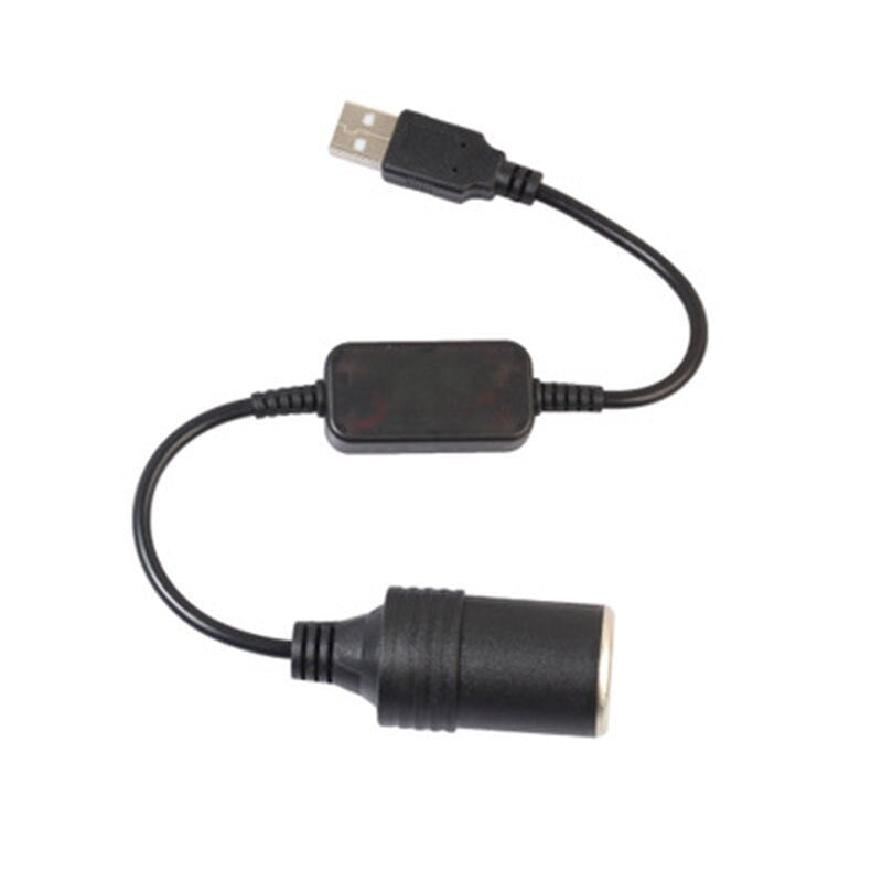 HKM-432595 USB Retractable Car Cigarette Lighter for Electronic Devices, 12V Output Power