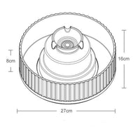 HKM-4326461 Ceramic Cake Pet Water Dispenser - Watering Solution for Cats & Dogs