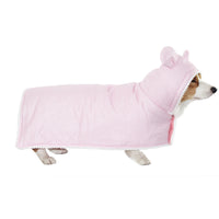HKM-4327229 Cute Plaid Cotton Dog Cloak and Cat Cover in Pink and Blue, Various Sizes Available