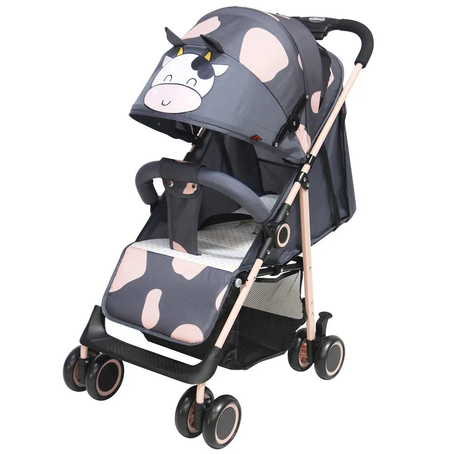 HKM-432723 Lightweight Foldable Stroller with Sunshade Canopy - Compact Baby Pram for Easy Travel
