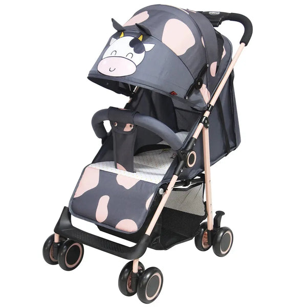 HKM-432723 Lightweight Foldable Stroller with Sunshade Canopy - Compact Baby Pram for Easy Travel