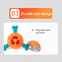 HKM-4327869 Interactive Chew Toy for Dogs - Mental Stimulation, Slow Feeder & Treat Dispenser for Small & Medium Breeds