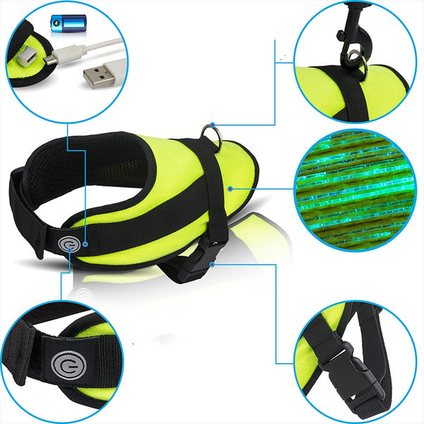 HKM-4328381 Luminous Pet Cloak for Dogs and Cats in Sweet Color Options