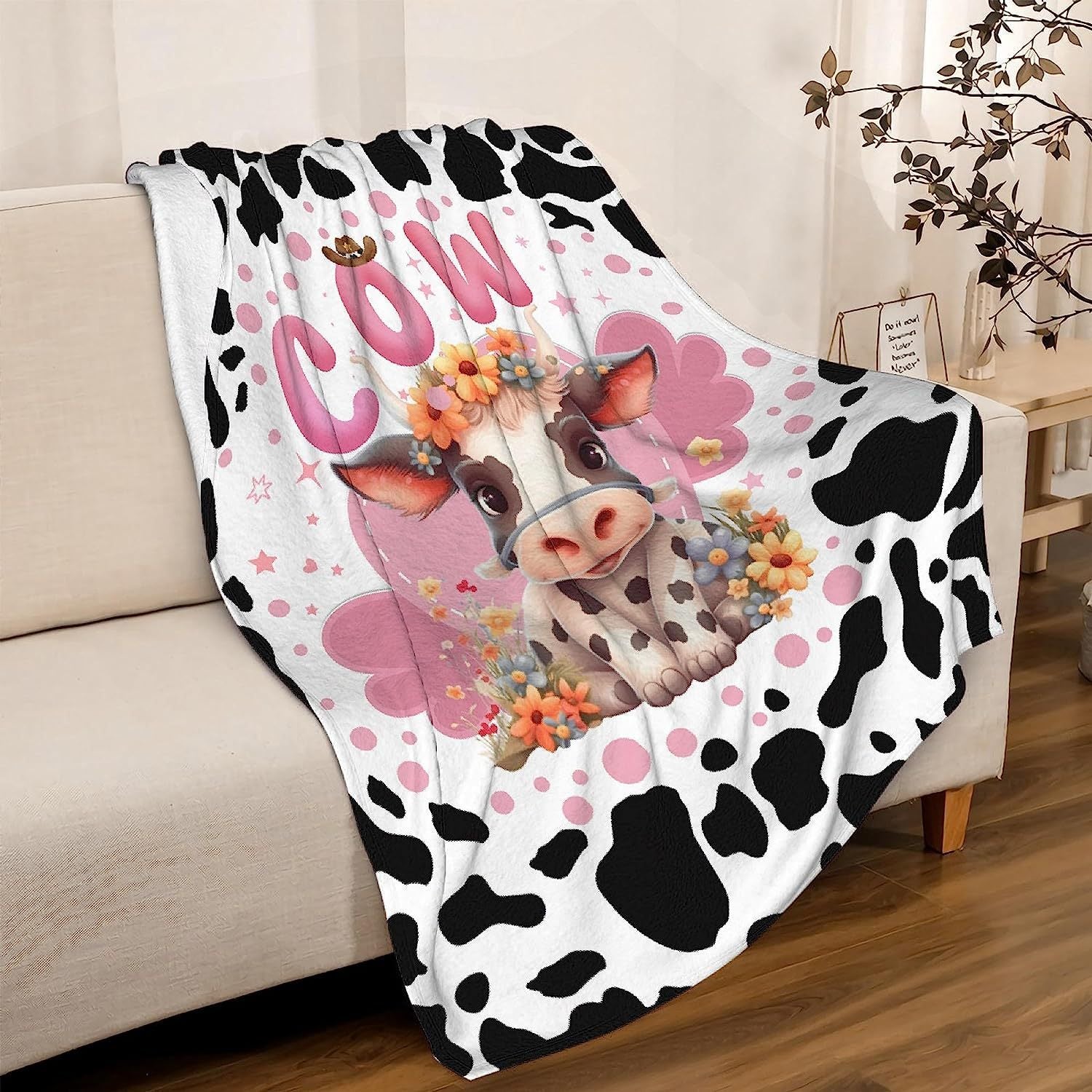 HKM-432851 Cartoon Anime Flannel Blanket - Cozy Polyester Fiber for All Seasons, Multiple Sizes Available