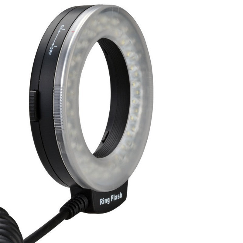 HKM-432915 LED Macro Ring Light for SLR Cameras, Model RF-550D, 5-15cm Effective Range, Adjustable Color Temperature 3000-1500K