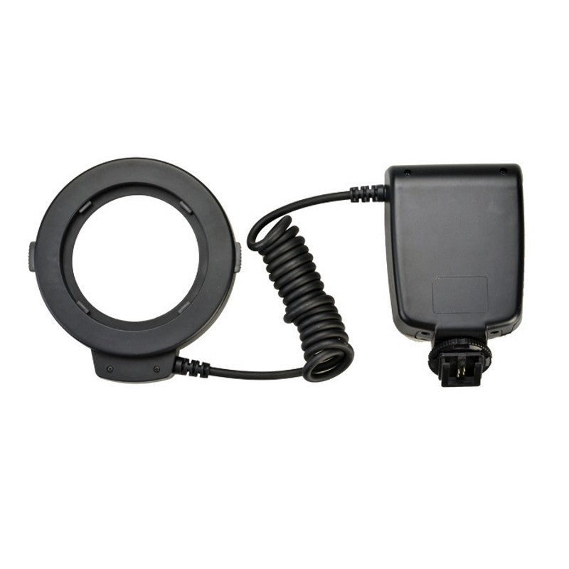 HKM-432915 LED Macro Ring Light for SLR Cameras, Model RF-550D, 5-15cm Effective Range, Adjustable Color Temperature 3000-1500K
