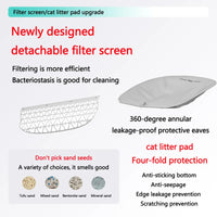 HKM-432979 Automatic Self-Cleaning Cat Litter Box with Large Capacity and Remote Control, Odor Control Features