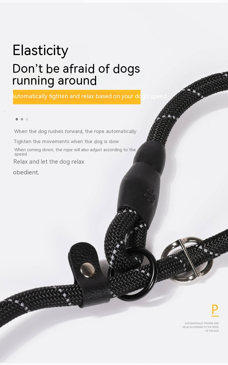 HKM-4330173 Reflective Nylon Pet Traction Rope - Available in Multiple Colors and Lengths