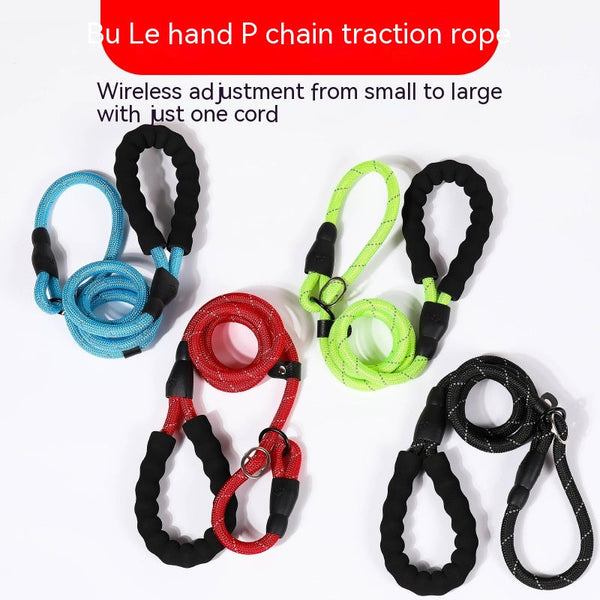 HKM-4330173 Reflective Nylon Pet Traction Rope - Available in Multiple Colors and Lengths