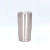HKM-433107 Stainless Steel Double Wall Vacuum Insulated Travel Cup with Lid - Ideal for Home, Office and Car Use