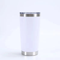HKM-433107 Stainless Steel Double Wall Vacuum Insulated Travel Cup with Lid - Ideal for Home, Office and Car Use