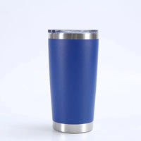 HKM-433107 Stainless Steel Double Wall Vacuum Insulated Travel Cup with Lid - Ideal for Home, Office and Car Use