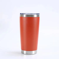 HKM-433107 Stainless Steel Double Wall Vacuum Insulated Travel Cup with Lid - Ideal for Home, Office and Car Use